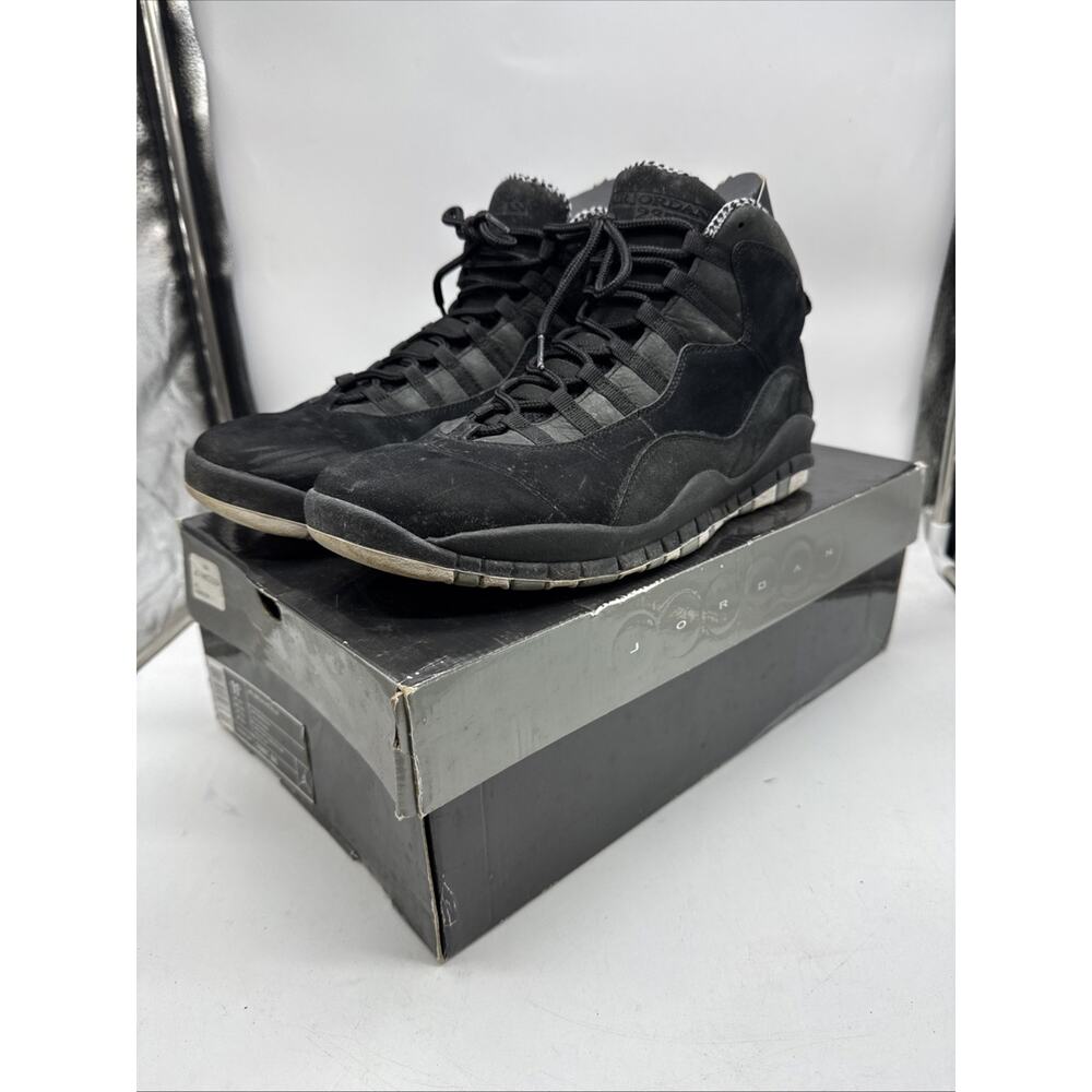Nike Air Jordan 10X Retro Stealth Men’s Size 11.5 Black310805-003 Pre-Owned